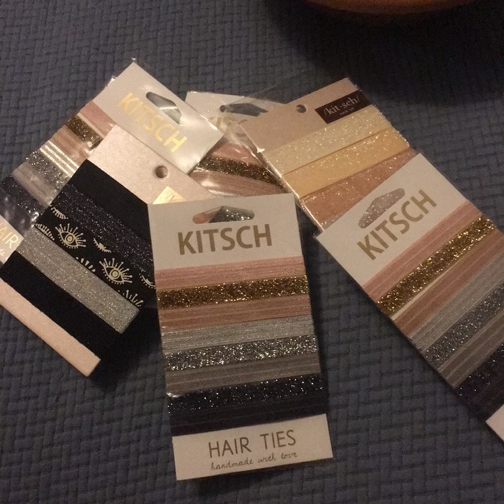 NWT Kitsch hair ties